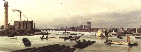 Shot Tower och Westminster, 1842